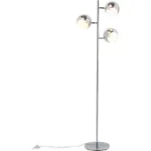 Kare Golvlampa CALOTTA, Förkromad / silver, Vardagsrum / matsal, Metall, Modern, Golvlampa