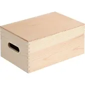Kesper 69401, Förvaringslåda, Trä, Rektangulär, Furuträ, Monokromatiskt, inomhus