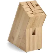 Zeller knivblock Bamboo brun