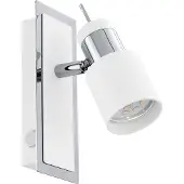 Eglo DAVIDA spotlight i krom och vitt
