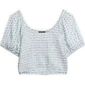 Superdry Smocked Kortärmad Blus