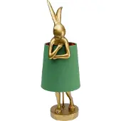 Kare Bordslampa Animal Rabbit, Mässing / guld, Vardagsrum / matsal, Syntetmaterial, Design, Bordslampa