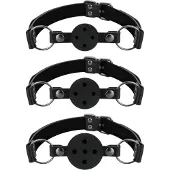 Bedroom Fantasies - munbollset - 3-pack - svart