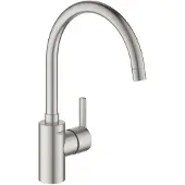 GROHE Feel ettgreppsblandare för kök - C-pip ettgreppsblandare för kök, C-pip, högt utlopp, supersteel 32670DC2