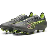 Puma Ultra 5 Match FG/AG Audacity - Matt åldrad silver/Gul/Silver, storlek 44