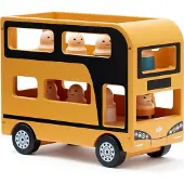 Kids Concept Aiden Buss - Leksaker Plywood Gul