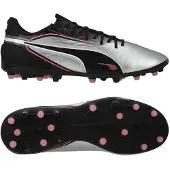 Puma King Match Mg Audacity - Silver/Svart/sun Struck/White - Multi Ground (Mg), storlek 44