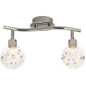 Brilliant Taklampa Joya, dimbar, Förkromad / silver, Vardagsrum / matsal, Metall, Modern, Taklampa