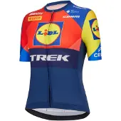 Santini Lidl-trek 2025 Korta ärmar Cykeltröja