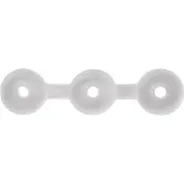 Perfect Fit Triple - penisring set - 3-pack - vit