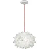 Slamp Taklampa , Veli Mini Single Couture, dimbara, Vit, Vardagsrum, Plast, Design