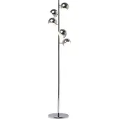 Kare Golvlampa Calotta, Förkromad / silver, Vardagsrum / matsal, Metall, Modern, Golvlampa