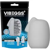 Vibeggs Candy Curves - vibrerande ägg-masturbator (vit)
