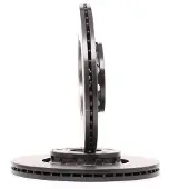 Brembo Bromsskiva 9869011 fram, ventilerad, höggradigt förkolnad, 1 Stycke