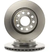 Brembo Bromsskiva 9916711 fram, ventilerad, höggradigt förkolnad, 1 Stycke