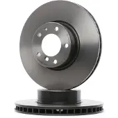 Brembo Bromsskiva 9557921 fram, ventilerad, höggradigt förkolnad, 1 Stycke