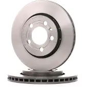 Brembo Bromsskiva 09A65211 bak, ventilerad, höggradigt förkolnad, 1 Stycke