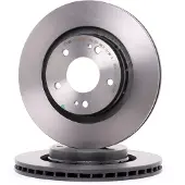 Brembo Bromsskiva 09A73811 fram, ventilerad, 1 Stycke