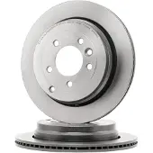 Brembo Bromsskiva 9887431 bak, ventilerad, höggradigt förkolnad, 1 Stycke