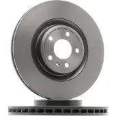 Brembo Bromsskiva 09B03911 fram, ventilerad, höggradigt förkolnad, 1 Stycke