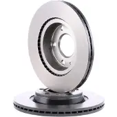 Brembo Bromsskiva 9719611 fram, ventilerad, höggradigt förkolnad, 1 Stycke