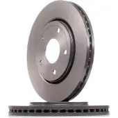 Brembo Bromsskiva 09N12511 fram, ventilerad, 1 Stycke