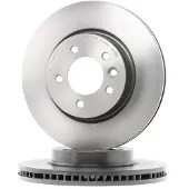 Brembo Bromsskiva 9887331 fram, ventilerad, höggradigt förkolnad, 1 Stycke