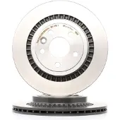 Brembo Bromsskiva 09B02611 bak, ventilerad, höggradigt förkolnad, 1 Stycke