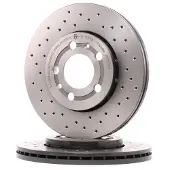 Brembo Bromsskiva 0970111X fram, perforerad, ventilerad, perforerad, 1 Stycke
