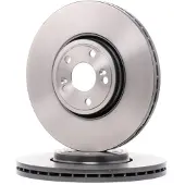 Brembo Bromsskiva 9981811 fram, ventilerad, höggradigt förkolnad, 1 Stycke