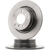 Brembo Bromsskiva 08A20511 bak, full, höggradigt förkolnad, 1 Stycke