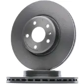 Brembo Bromsskiva 09A82011 fram, ventilerad, höggradigt förkolnad, 1 Stycke