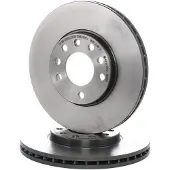 Brembo Bromsskiva 9762911 fram, ventilerad, höggradigt förkolnad, 1 Stycke