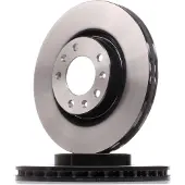 TRW Bromsskiva DF6698 fram, ventilerad, 1 Stycke