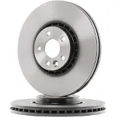 TRW Bromsskiva DF6472S fram, ventilerad, 1 Stycke
