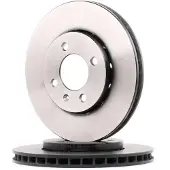 TRW Bromsskiva DF6252 fram, ventilerad, 1 Stycke