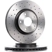 Brembo Bromsskiva 0994681X fram, perforerad, ventilerad, perforerad, 1 Stycke
