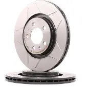 Brembo Bromsskiva Max 09.7012.75, fram, slits, ventilerad, 1 Stycke