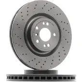 Brembo Bromsskiva 09A95821 fram, ventilerad, höggradigt förkolnad, 1 Stycke