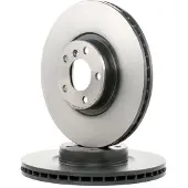 Brembo Bromsskiva 9992211 fram, ventilerad, höggradigt förkolnad, 1 Stycke