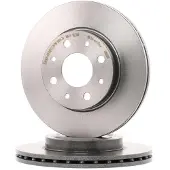 Brembo Bromsskiva 9861611 fram, ventilerad, 1 Stycke