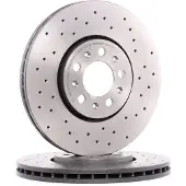 Brembo Bromsskiva 0970102X fram, perforerad, ventilerad, perforerad, 1 Stycke