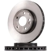 Brembo Bromsskiva 09B34441 fram, ventilerad, höggradigt förkolnad, 1 Stycke