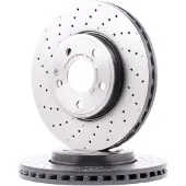 Brembo Bromsskiva 09B43651 fram, ventilerad, höggradigt förkolnad, 1 Stycke
