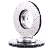 Brembo Bromsskiva 09C39413 fram, ventilerad, slits, höggradigt förkolnad, 1 Stycke