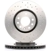 Brembo Bromsskiva 0993691X fram, perforerad, ventilerad, perforerad, 1 Stycke