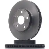 Brembo Bromsskiva 09B49411 fram, ventilerad, höggradigt förkolnad, 1 Stycke