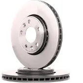 Brembo Bromsskiva 09B35311 fram, ventilerad, höggradigt förkolnad, 1 Stycke