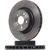 Brembo Bromsskiva 9890421 fram, ventilerad, höggradigt förkolnad, 1 Stycke