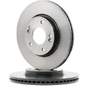 Brembo Bromsskiva 09C24911 fram, ventilerad, höggradigt förkolnad, 1 Stycke